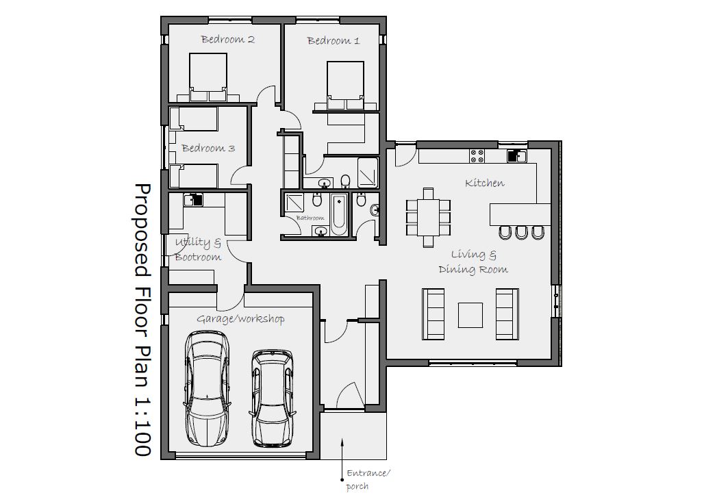 Trevenen self-build home floor plan